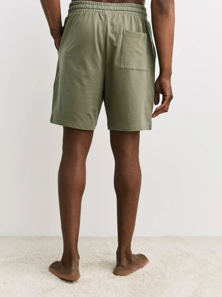 Next Loopback Soft Touch 2 Pack Jogger Shorts Green/Purple Hot