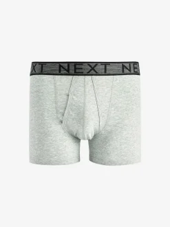 Next Grey A-Front Boxers 10 Pack New