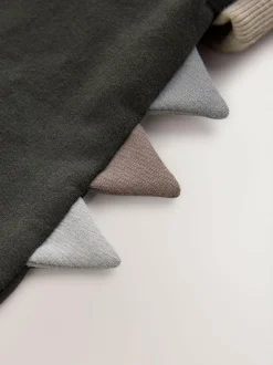 Next Grey and Charcoal Dinosaur Spike Single Sweatshirt and Joggers Set (3mths-7yrs) Clearance