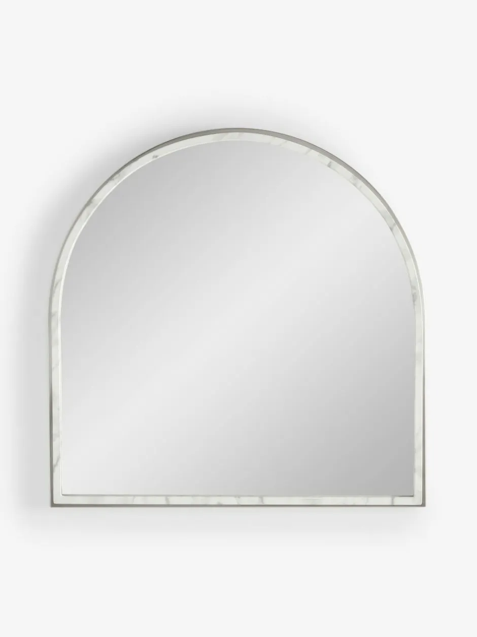 Next Grey Arch Bathroom Wall Mirror