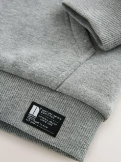 Next Borg Fleece Zip Through Hoodie (3-16yrs) Grey Sale