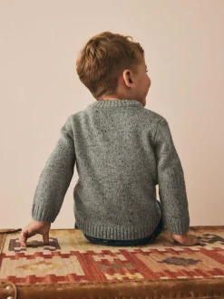 Next Grey Car Knitted Jumper (3mths-7yrs) Sale