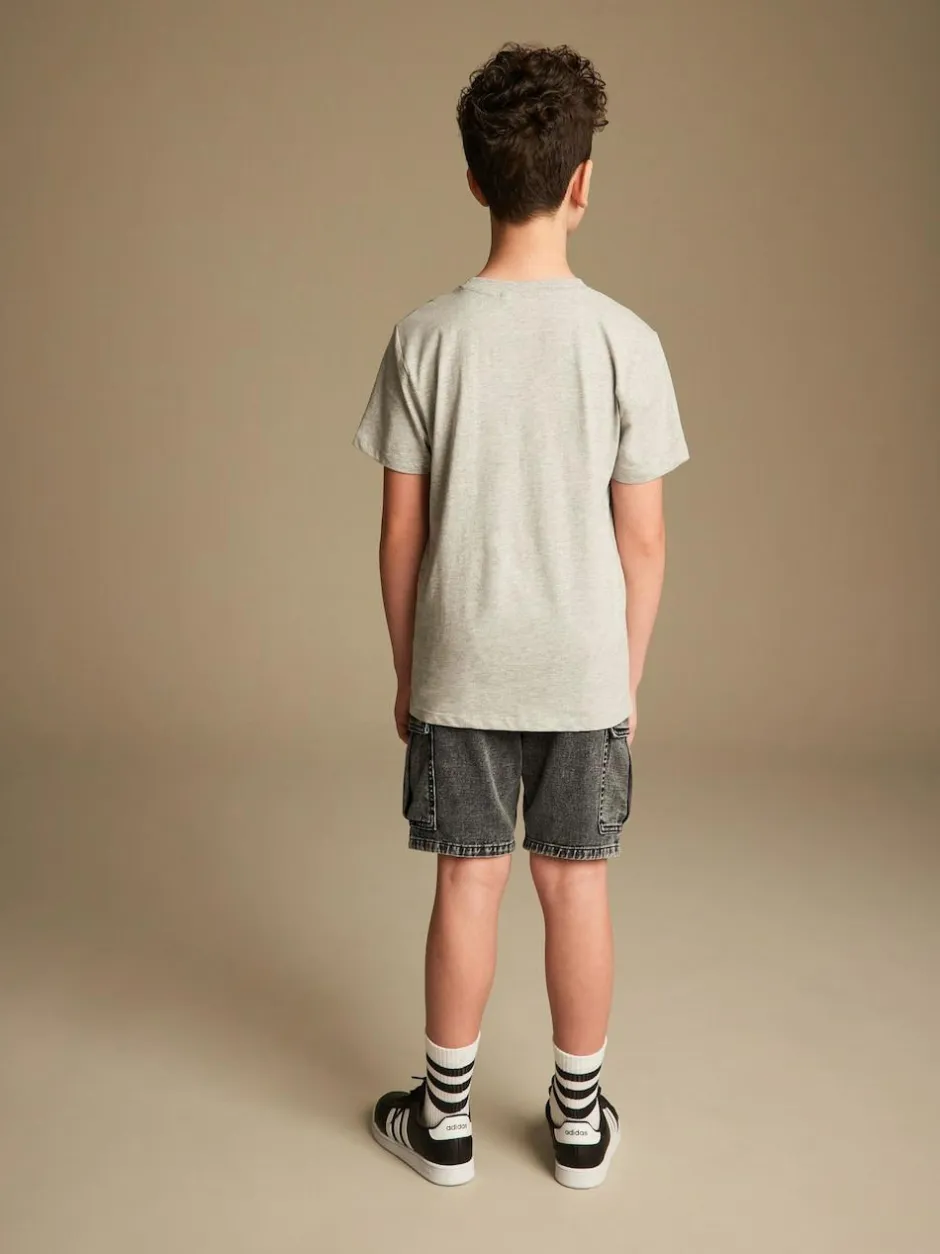 Next Cargo Shorts (3-16yrs) Grey Clearance