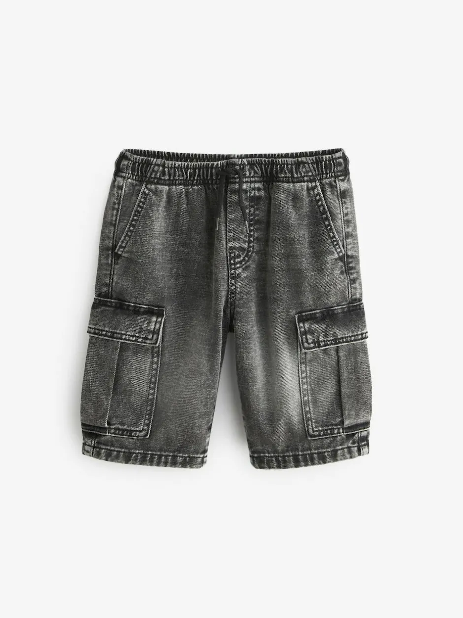 Next Cargo Shorts (3-16yrs) Grey Clearance