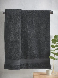 Next Grey Charcoal Egyptian Cotton Towel Discount