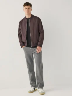 Next Straight Fit Comfort Stretch Jeans Grey Charcoal New