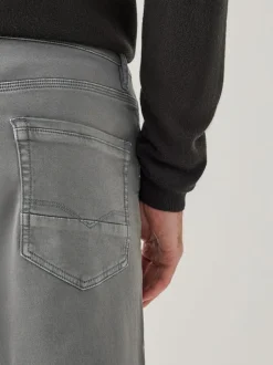 Next Straight Fit Comfort Stretch Jeans Grey Charcoal New