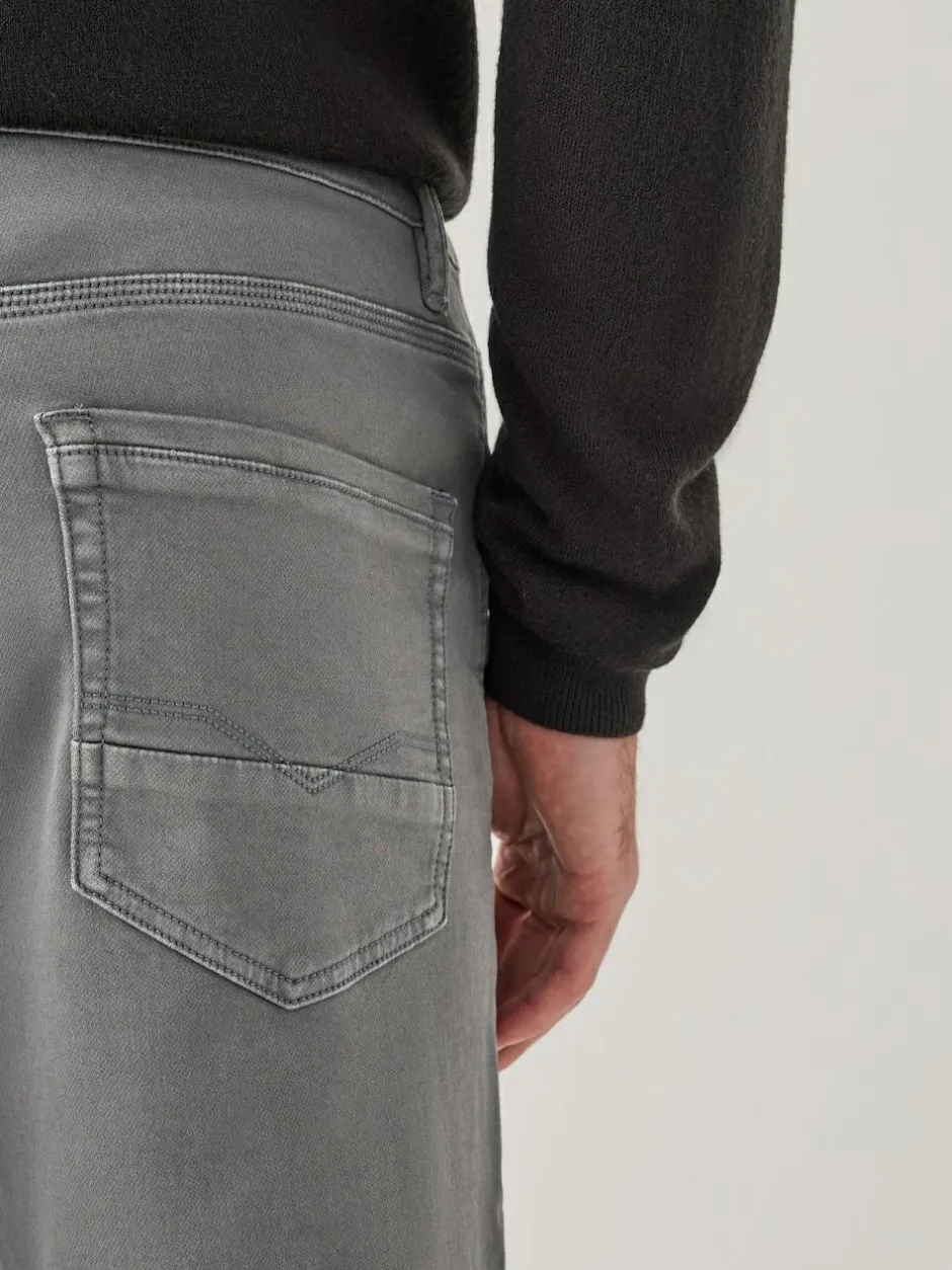 Next Straight Fit Comfort Stretch Jeans Grey Charcoal New