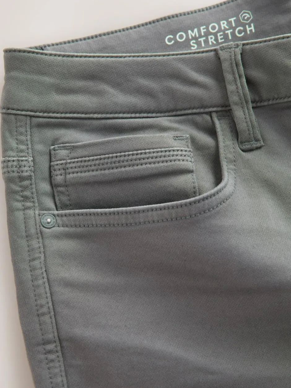 Next Straight Fit Comfort Stretch Jeans Grey Charcoal New