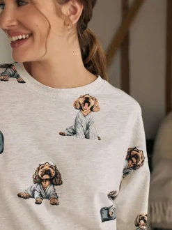 Next Grey Charlie The Cockapoo Cotton Nightie Sale