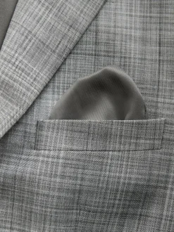 Next Grey Check Muscle Fit Motionflex Stretch Suit Jacket Best