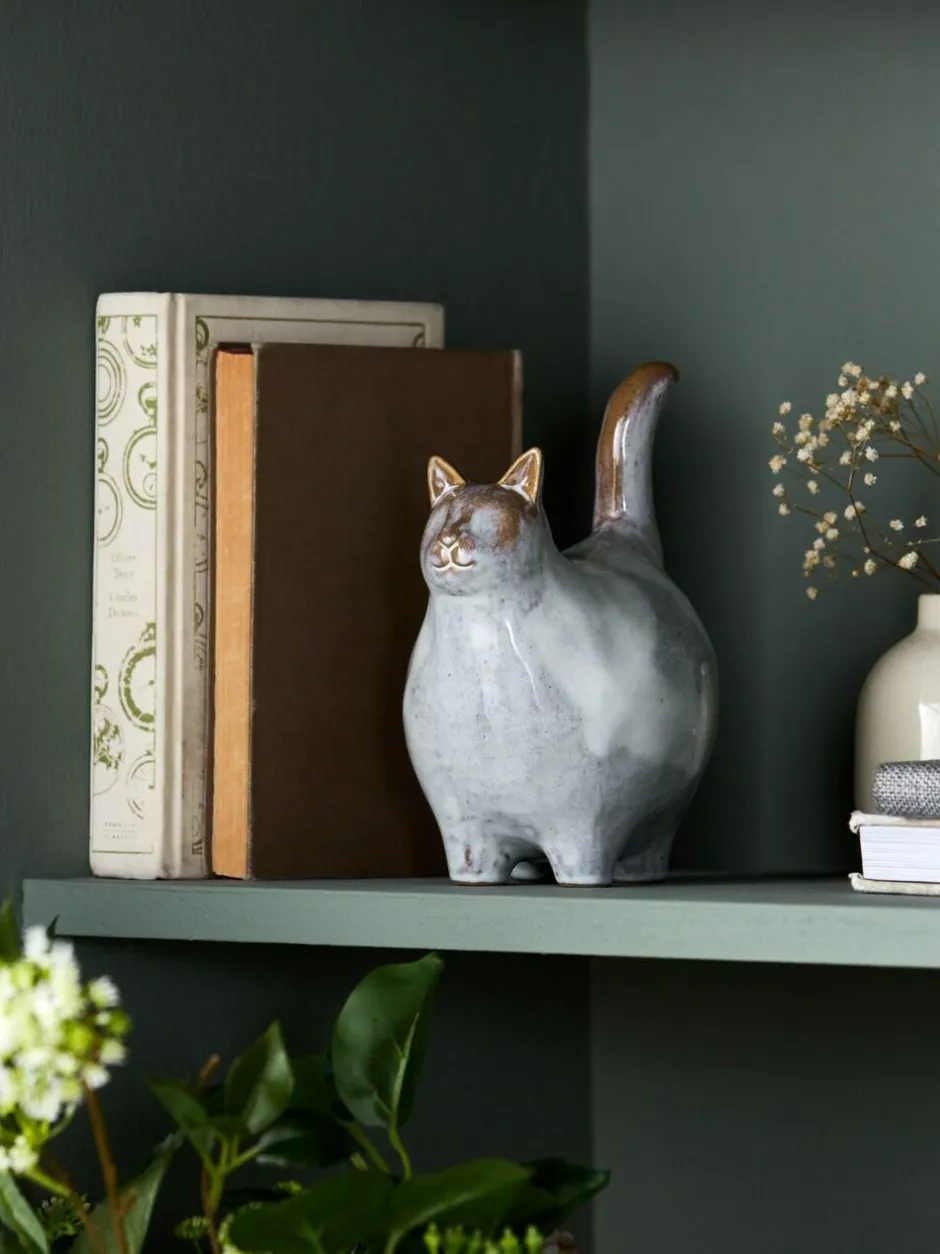 Next Grey Chester the Cat Ornament Outlet