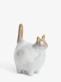 Next Grey Chester the Cat Ornament Outlet