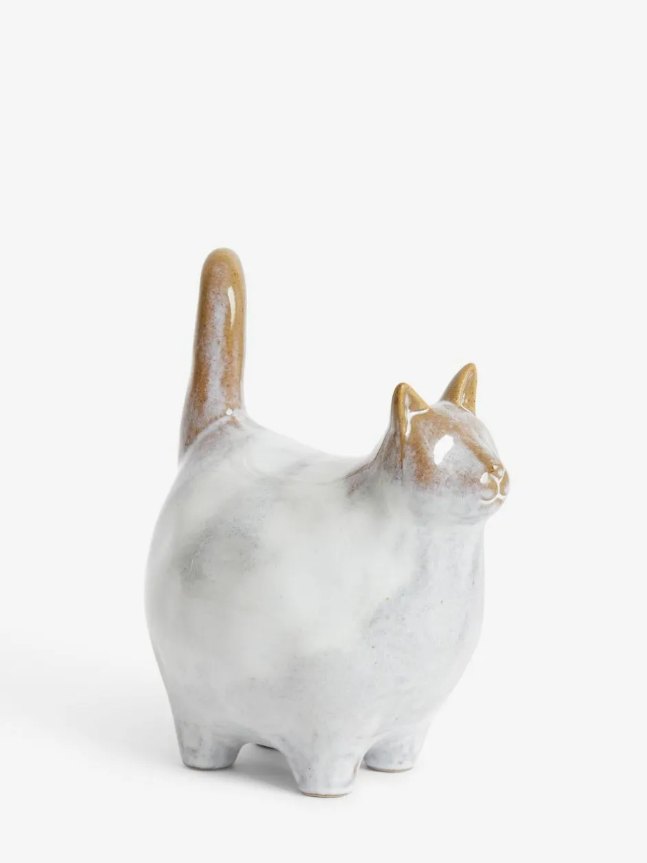 Next Grey Chester the Cat Ornament Outlet