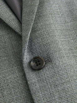 Next Contrast Fabric Detail Suit Waistcoat Grey Best