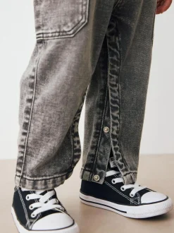 Next Denim Dungarees (3mths-7yrs) Grey New