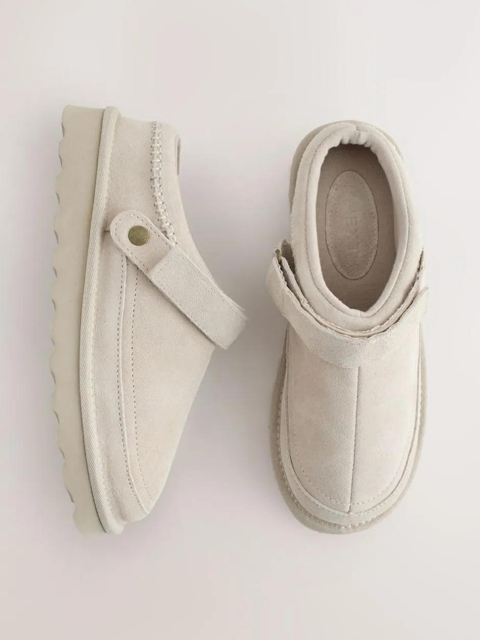 Next Forever Comfort® Chunky Sole Footbed Clogs Grey Best