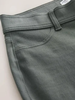 Next Grey Full Length Jersey Denim Leggings Outlet