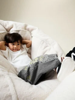 Next Barrel Jeans (3mths-7yrs) Grey Graffiti Discount