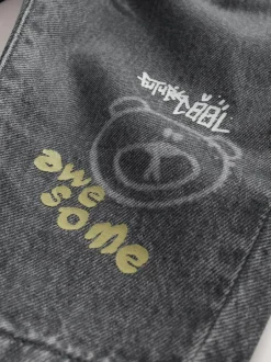 Next Barrel Jeans (3mths-7yrs) Grey Graffiti Discount