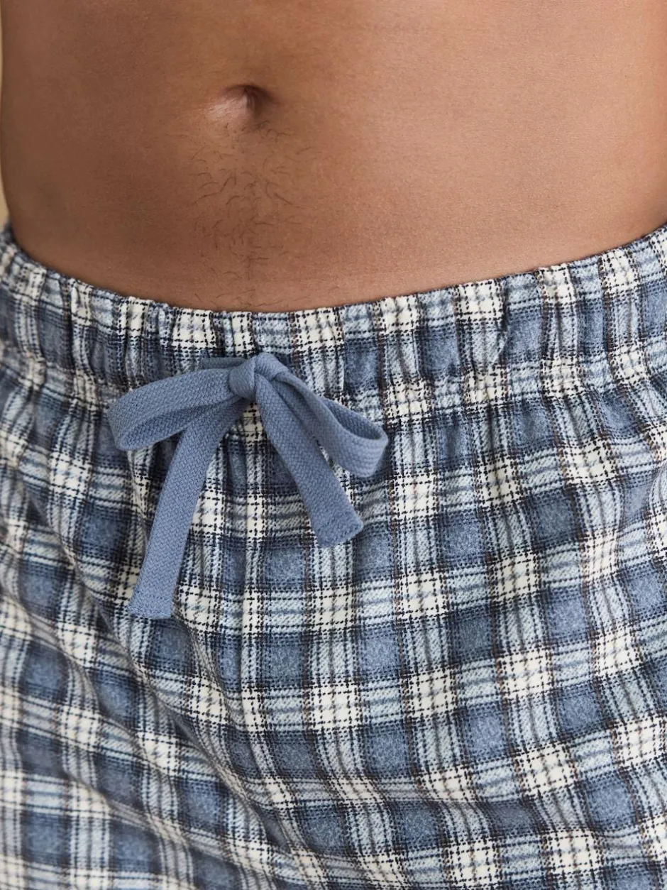 Next Motionflex Cosy Cuffed Pyjama Bottoms Grey Grindle Check Best