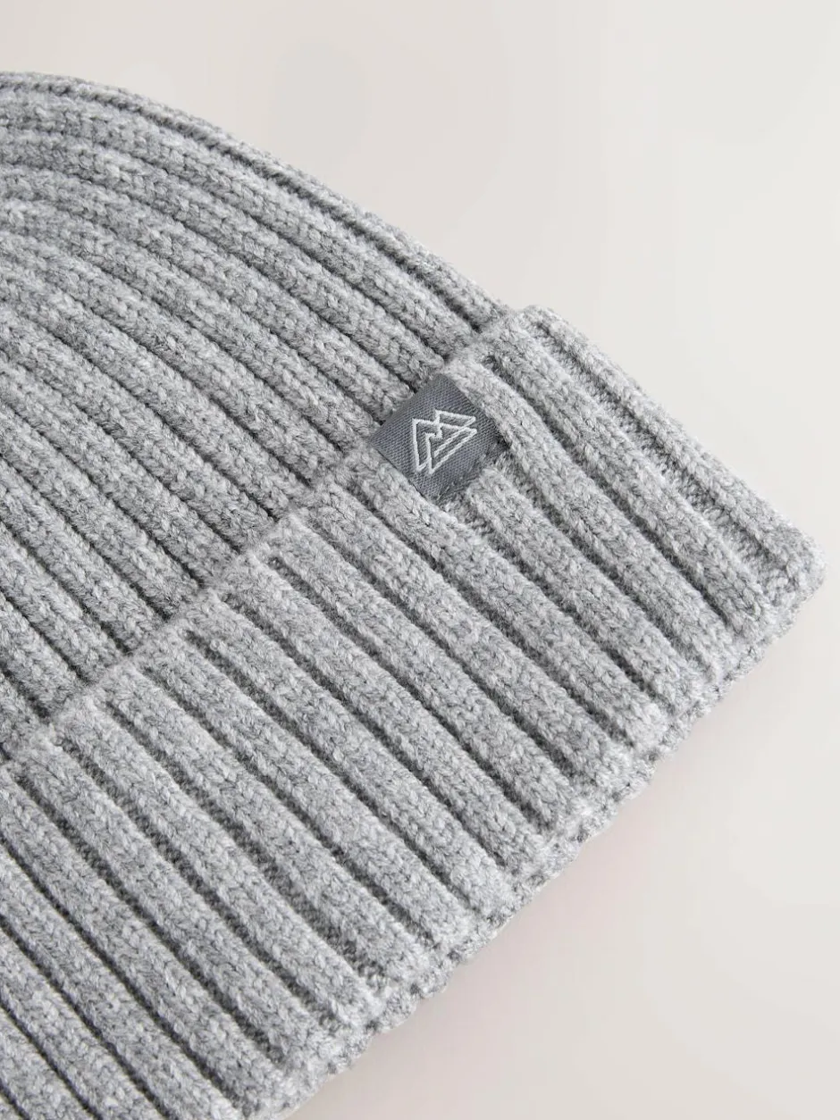 Next Grey Knitted Beanie Hat (1-16yrs) Online