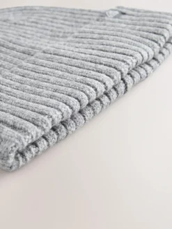 Next Grey Knitted Beanie Hat (1-16yrs) Online