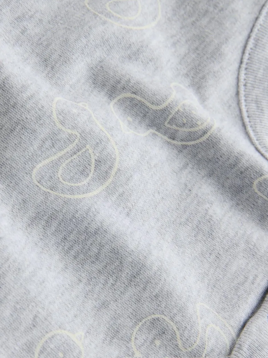 Next Grey Long Sleeved Baby Bodysuits 5 Pack Clearance