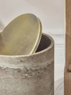 Next Grey Marble N. Premium Swing Bin Outlet