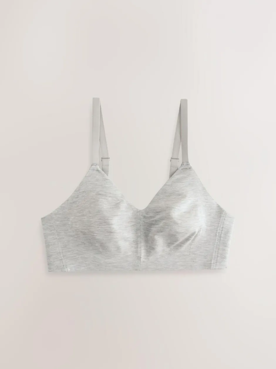 Next DD+ Non Pad Non Wire Ultimate Comfort Bra Grey Marl Hot