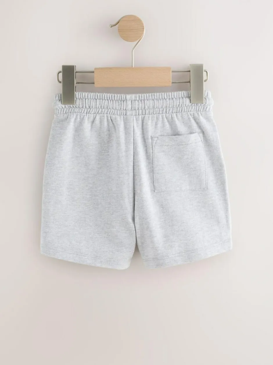 Next Grey Marl Jersey Shorts (3mths-7yrs) New