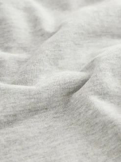Next Loose Fit Basic Shorts (3-16yrs) Grey Marl Sale
