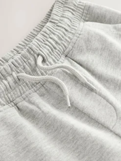 Next Loose Fit Basic Shorts (3-16yrs) Grey Marl Sale