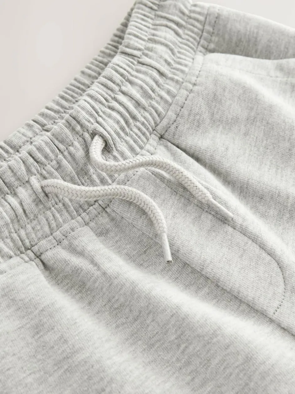 Next Loose Fit Basic Shorts (3-16yrs) Grey Marl Sale