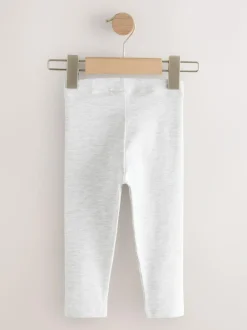 Next Grey Marl Plain Leggings (3mths-7yrs) Outlet
