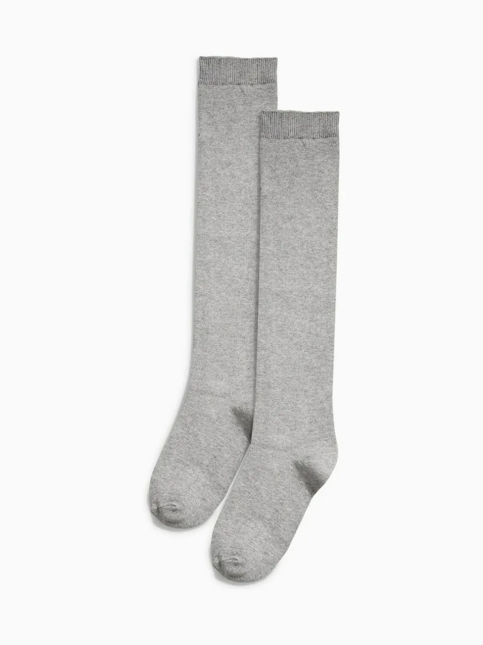 Next Modal Blend Knee High Socks 2 Pack Grey Clearance