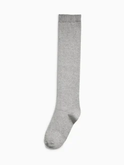 Next Modal Blend Knee High Socks 2 Pack Grey Clearance