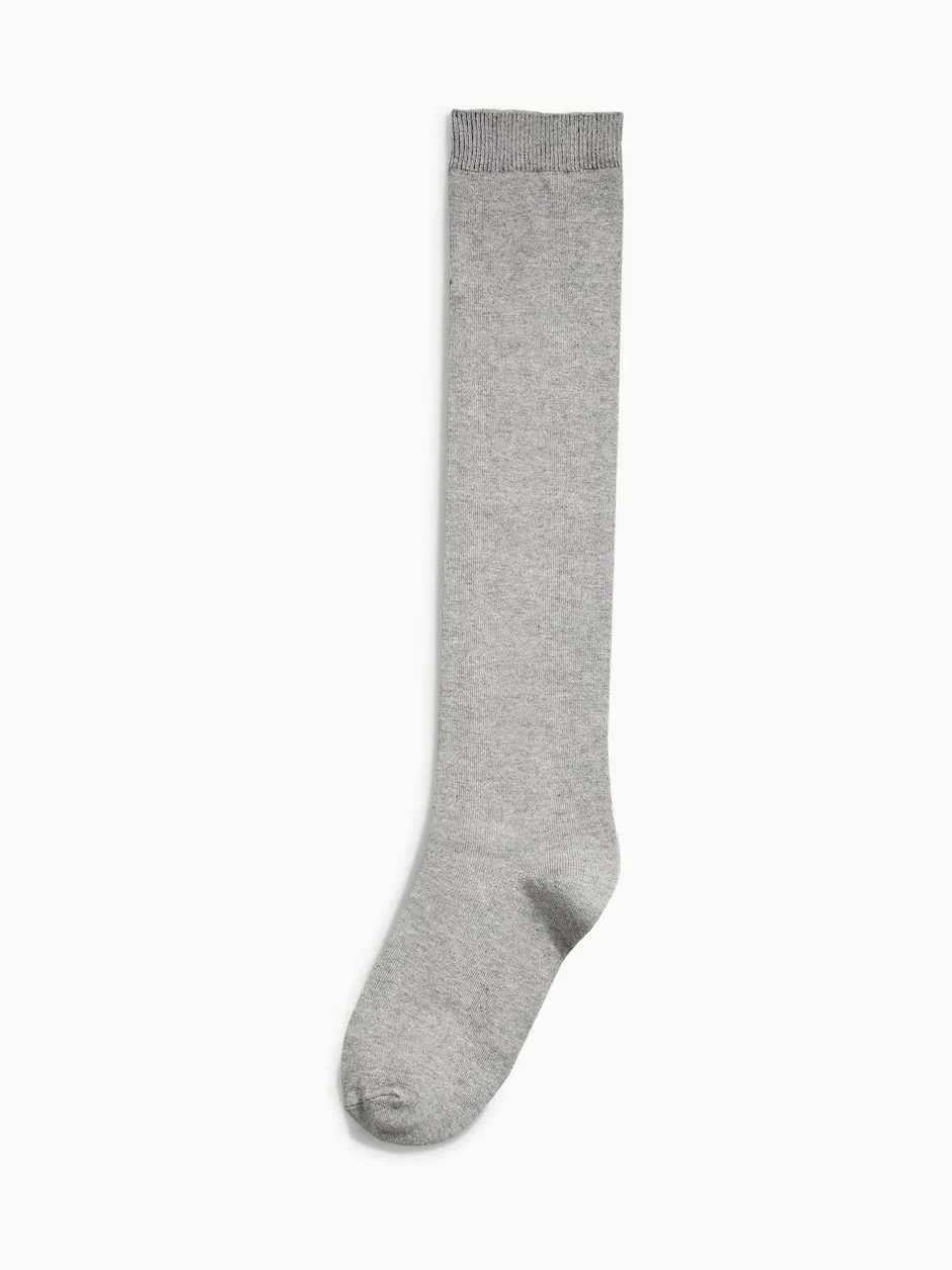 Next Modal Blend Knee High Socks 2 Pack Grey Clearance