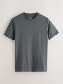 Next Muscle Fit Essential Crew Neck T-Shirt Grey Online