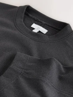 Next Grey N.Premium Brushed Wide Sweatshirt Outlet