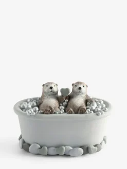Next Grey Otters Bathroom Ornament Online