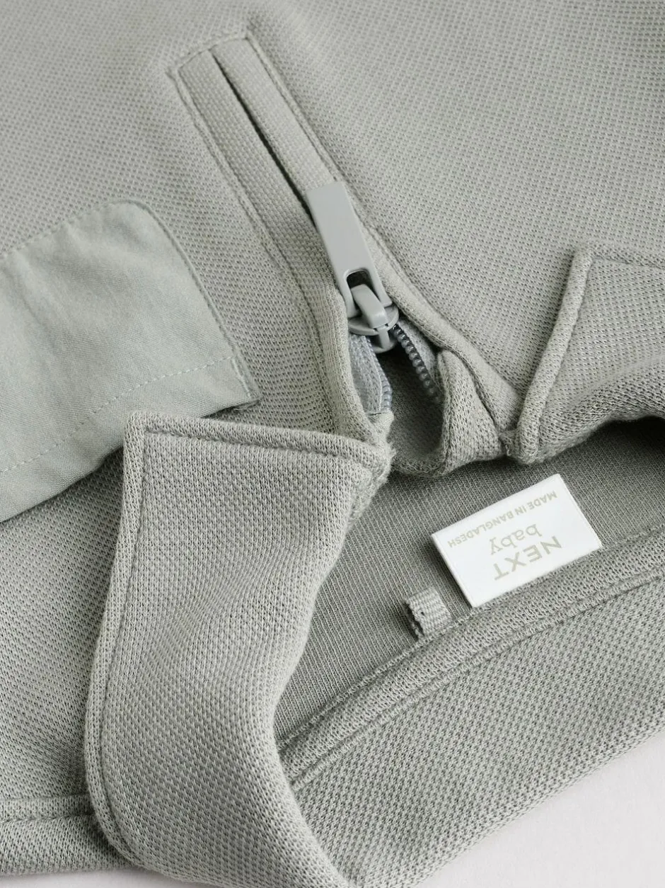 Next Polo Top and Legging Baby Set (0mths-2yrs) Grey Discount