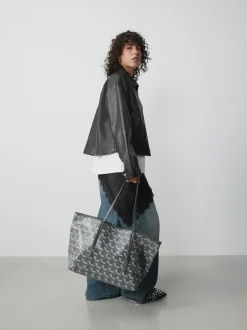 Next Grey Printed Shoulder Bag Online