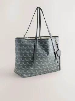 Next Grey Printed Shoulder Bag Online