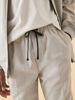 Next Grey Pull On Waist Suit: Trousers (3-16yrs)
