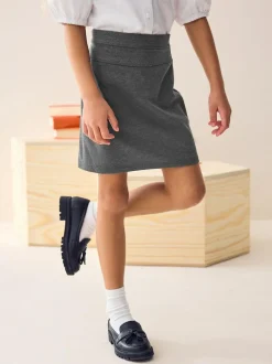 Next Pull-On Jersey Stretch School Pencil Skirt (3-18yrs) Grey Sale