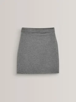 Next Pull-On Jersey Stretch School Pencil Skirt (3-18yrs) Grey Sale