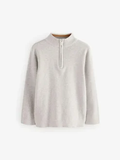 Next Quarter Zip Jumper (3-16yrs) Grey Clearance