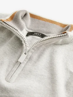 Next Quarter Zip Jumper (3-16yrs) Grey Clearance