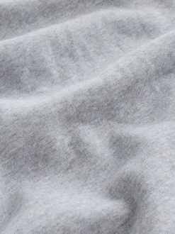 Next Grey Regular Fit Heavyweight Cotton Rich Crew Neck Sweatshirt Sale
